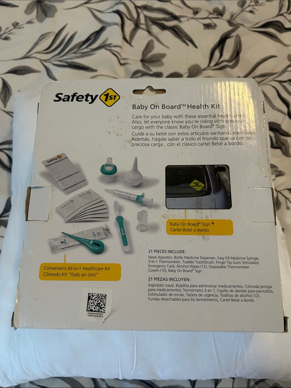 Safety 1st Baby On Board Health Kit - Teal/White - Picture 4 of 4